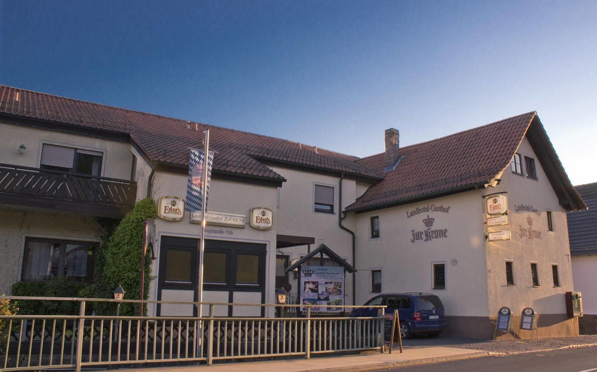 Gasthof Zur Krone Leidersbach Esterno foto
